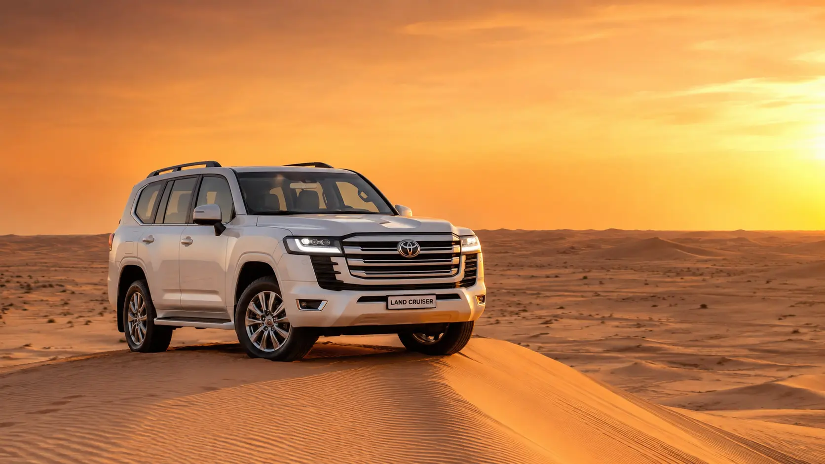 4x4 dune bashing on an Abu Dhabi desert safari