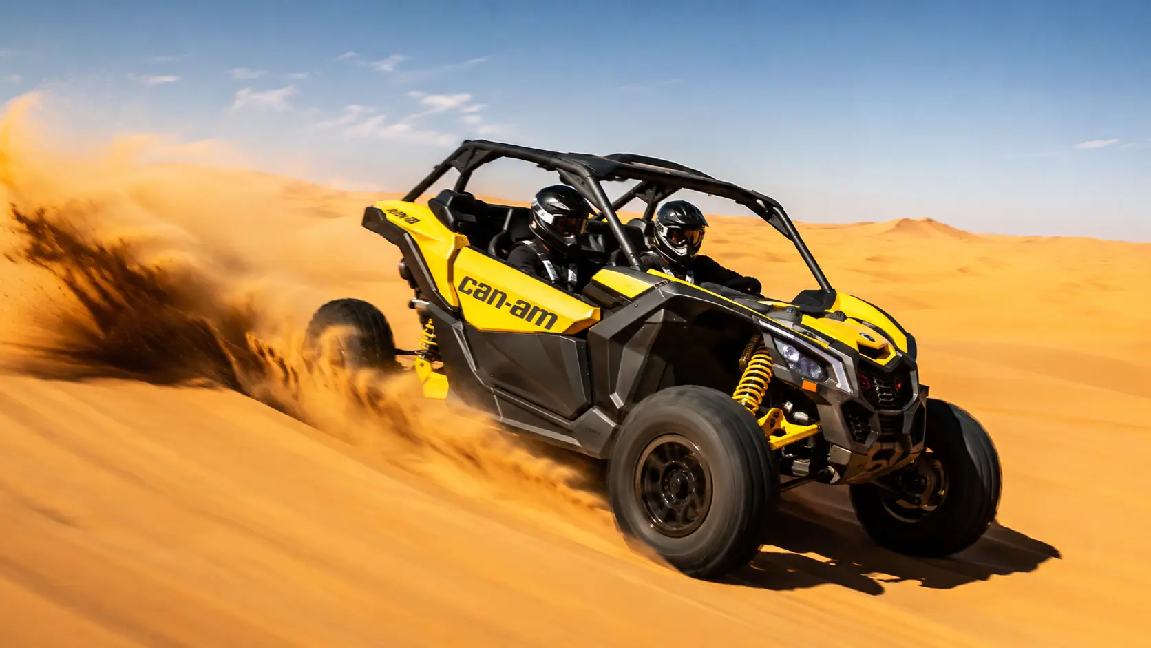 Can-Am dune buggy Dubai desert safari AED 800