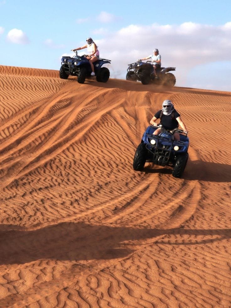 Thrilling quad ride desert safari Abu Dhabi