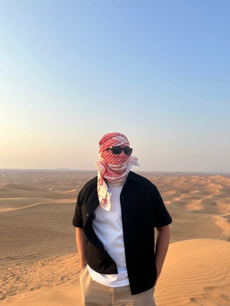 Golden dunes at Al Khatim
