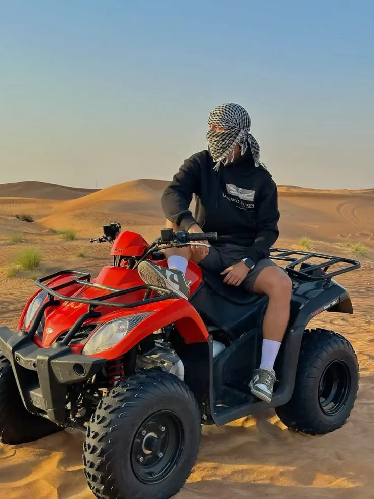 Quad biking Abu Dhabi desert safari