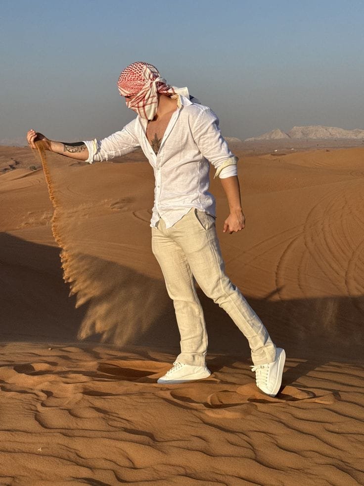 Dune bashing in the 4x4
