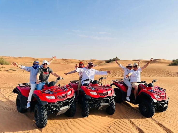 Quad bikes at the dunes