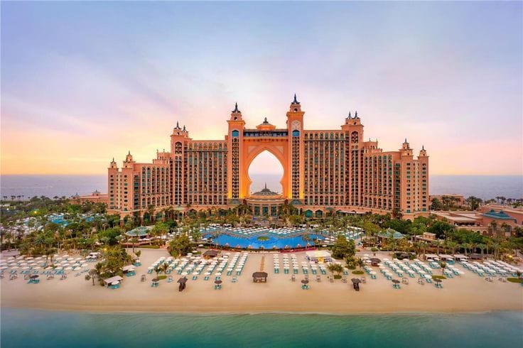 Atlantis The Palm resort on Palm Jumeirah in Dubai
