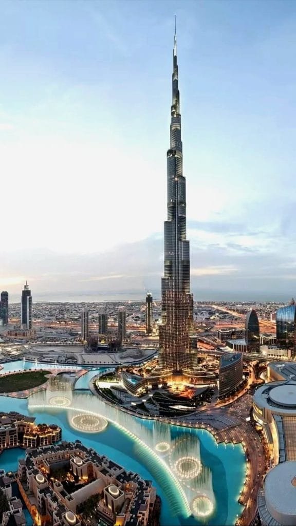 Downtown Dubai Skyline with Burj Khalifa – Dubai City Tour